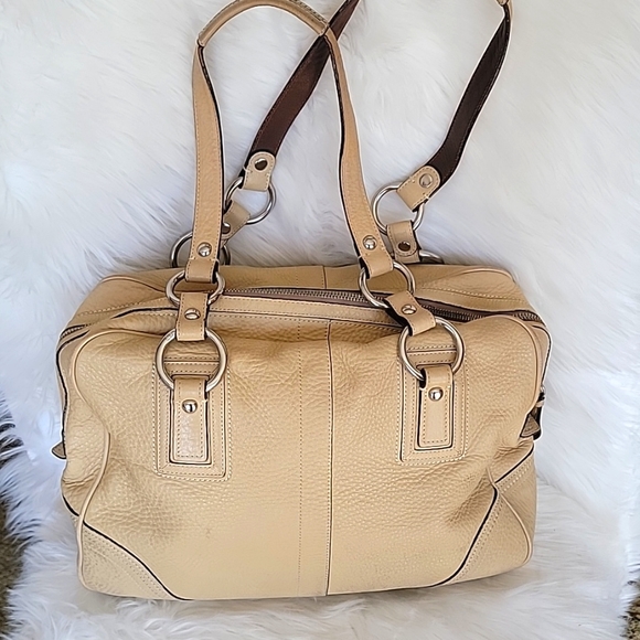 Coach Handbags - Coach Leather Satchel + dust bag